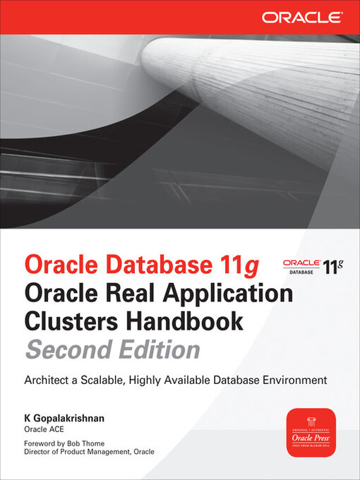 Title details for Oracle Database 11g by K. Gopalakrishnan - Available